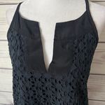 Athleta Black Dunes Eyelet Tank Top Photo 3