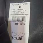 Ashley Stewart  Black Faux Leather Jacket Photo 3