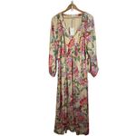 Skies Are Blue NWT  Curvy Kaden Long Sleeve Maxi Dress Size 2X Multi Floral Flowy Photo 1