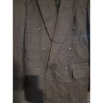 Balmain Pierre‎  Check Patterned Double Breasted Blazer, Men's 40L Jacket, Wool Photo 4