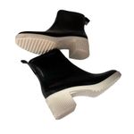 Kate Spade New York Womens Size 6 Puddle Rain Boots Black White 2.5" Heel NWOT Photo 15