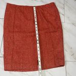 Carolina Herrera Coral Pink tweed pencil skirt size 10 Photo 7