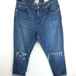 Everlane Womens The Summer Jeans High Rise Cropped Rolled Hem Medium Wash 31 Photo 0