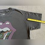 American Eagle  Rolling Stones T-Shirt Gray XS Graphic Tongue Logo Photo 4
