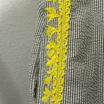 Uncle Frank Seersucker Embroidered Shift Dress Grey White Railroad Stripe Sz S Photo 7