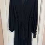 H&M  Dress Black Midi Long Sleeve Photo 0