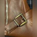 Wild Diva Mid Calf Cognac Boots Photo 2