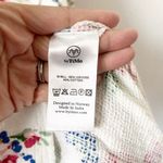 ByTimo White Floral Satin Bubble Knee Length Dress Size M Photo 6