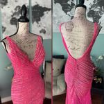 Jovani  63405 hot pink pageant evening gown or formal prom dress Photo 2