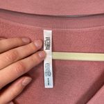 Victoria's Secret ‎ Sport Woman's M PinkCut Out Neck Oversized Tunic Sweatshirt Photo 4