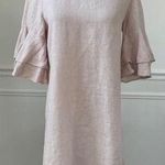 Francesca Bettini Light Orchid Pink Italian Linen Shift Dress XS Photo 0