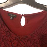 Talbots MP lace bell sleeves keyhole back fully lined blouse NWOT Photo 2