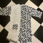 Disney Vintage 90s Romper Jumpsuit Mixed Print Pajama Loungewear Rare sz Medium Photo 7