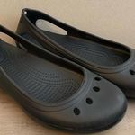 Crocs Kadee Black Flats Rubber Comfort Shoes Photo 0