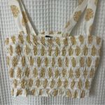 J.Crew  Smocked Tube Top Gathered Floral Block Print Size Large Photo 5