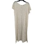 Anthropologie Lilka Cream Lace Sheer Midi Size Large Photo 2