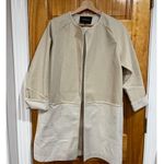 Lafayette 148 Women’s  Old Money Two Toned Waffle Knit Open Cardigan Duster Photo 1