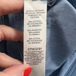 Chico's  1 US M 8 Capri Pants Women’s Blue Cargo Cropped Flat Front Casual Stretch Photo 6