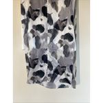 Helmut Lang  Crypsis Watercolor Strapless Silk Midi‎ Cocktail Dress Womens 6 Photo 9