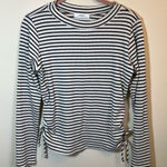Cherish ✨  Women’s Black & White Striped Long Sleeve Cinches Small Photo 0