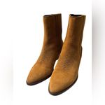 Zadig & Voltaire Suede Western Ankle Boots Size 37 Photo 1
