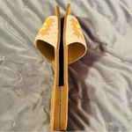 Ccocci  Crochet Walking Above Brown Multi Slide Sandals Brown Blush Multi  8 Photo 8