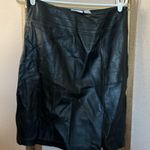 Jaclyn Smith FINAL MARKDOWN  Classic Black leather skirt 14 Photo 0