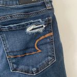 American Eagle Women's Distressed Stretch Jegging Skinny Ankle Crop Jeans 00 Photo 4