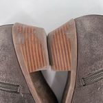 Vionic Women's Suede Leather Side Zip Buckle Slip-On Ankle Booties Taupe Size 8 Photo 3