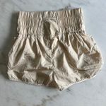 Free People Movement The Way Home Beige Running Athletic Shorts Tan Size M Photo 4