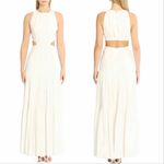 Significant Other Poppy Cut Out Maxi Dress Size US 6 Ivory Photo 3