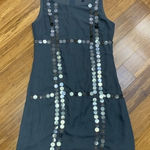 As You Wish Y2K As U Wish Dress Womens 3 Gray Sleeveless Party Cocktail Mini Silver Accents Photo 0