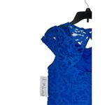 Frank Lyman Women's Dress 68256 Lace Lined‎ Open Back Cap Sleeve Size 6 NWT Blue Photo 8