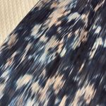 Molly Bracken  Navy and White Patterned Blouse Photo 4