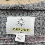 Aerie Hooded Cardigan Sweater Size XS Gray Comfy Photo 2