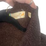True Grit Women's Size Large Brown Chunky Button Hippie Knit Sweater Photo 4