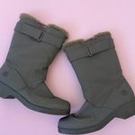 Totes Winter Charcoal Brown Furry Boots Size 7 Photo 0