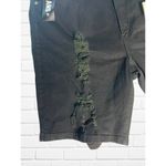 V.I.P. Jeans Women's Jean Shorts‎ Black Size 21/22 Distressed High Rise Photo 1