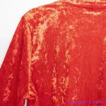 Eloquii NEW  Crushed‎ Velvet Mock Neck Top in red, 14/16 Photo 12