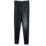 Old Navy  Women’s High-Waisted Faux-Leather Front Panel Leggings BlackJack sz M Photo 1