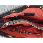 Anne Klein Black  Faux Croc Shoulder Bag Purse with Gold Tone Hardware Logo Charm Photo 10