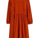 Madewell Corduroy Puff-Sleeve Mini Dress Size XS Photo 1