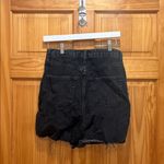 BDG Urban Outfitters Size 28 Black Denim High-Rise 90s Long Inseam Short Photo 2