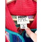 1980s Vintage Jacket 80s Patchwork Colorful Colorblock Jacket Maximalist Cotton Blue Photo 1