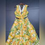 ASTR The Label Noya Floral Pleated Cutout Maxi Dress-S Photo 6