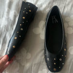 Seychelles  Anthropologie black Jamie square toe flats shoes Photo 0