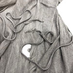 Lungidame Gray Women's Duster Open Cardigan Made in Italy Photo 10