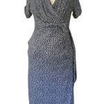 Seraphine MATERNITY Black and White V neck wrap Dress size 6 Photo 0