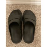 Oofos Ooahh Black Support and Comfort Slide Sandal, sz 39(M:6, W:8) Photo 8