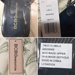 BCBGeneration  Glossy Black Jelly Bow Sandals Shoes Lima 7 NWT Photo 6